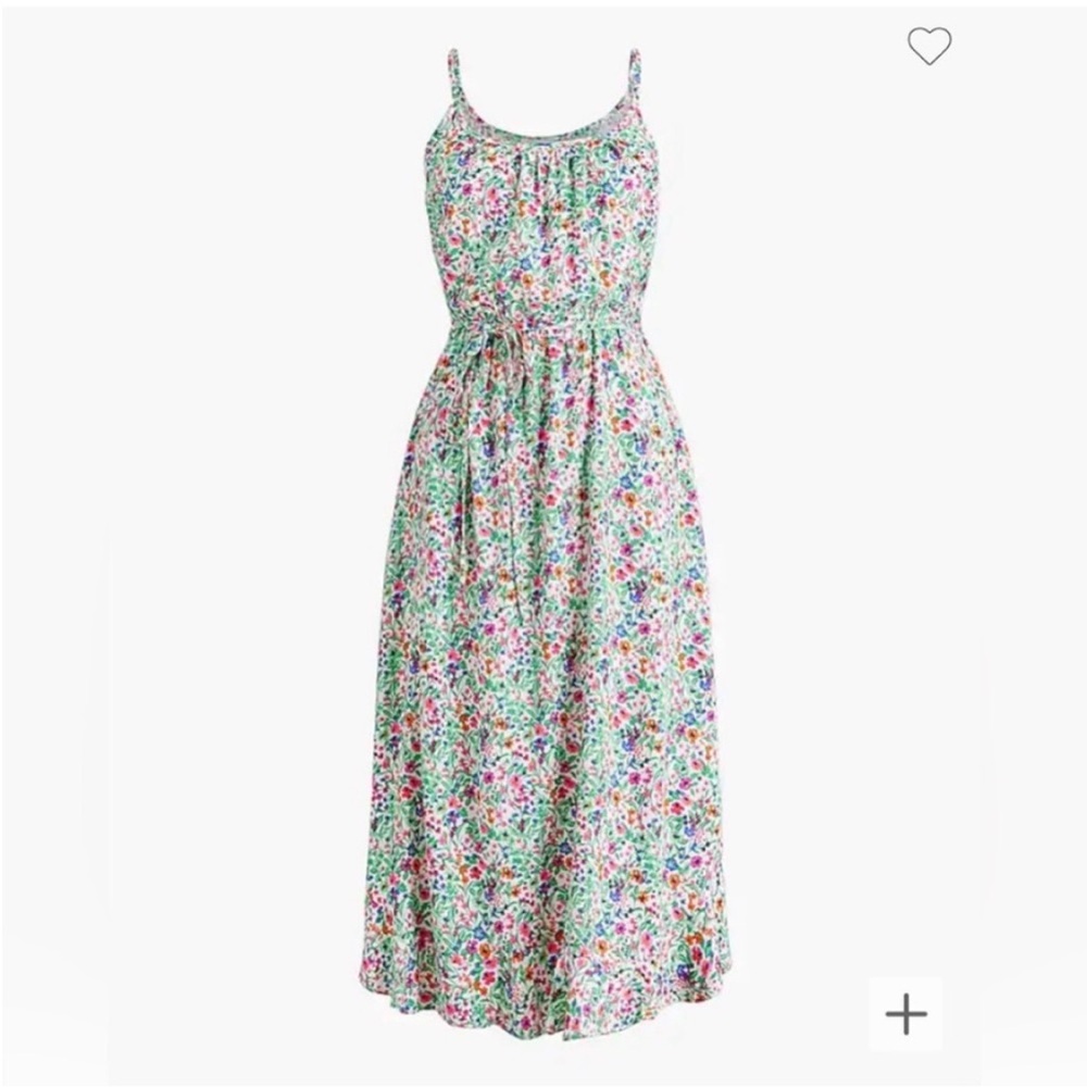 J. Crew Ruffle Floral Midi Dress - Picture 5 of 11